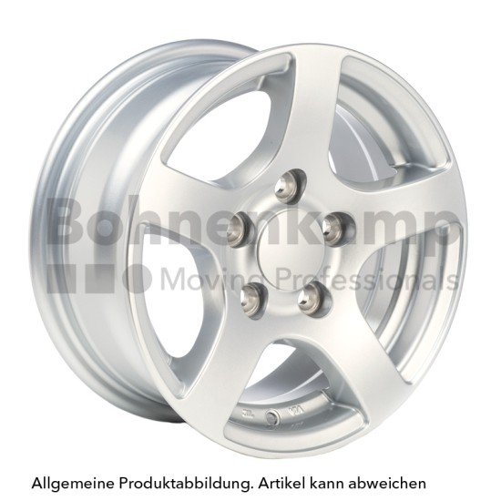 Jantă 6 J x 13 H2, ALV, Aluminiu, Argint