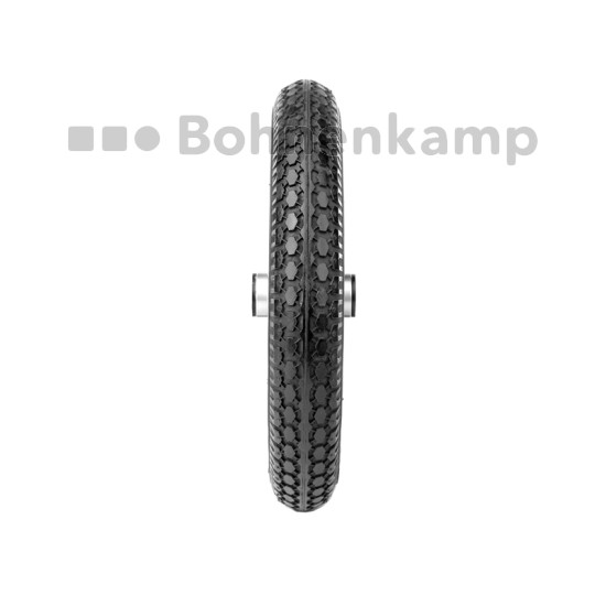 Roată 12 1/2 x 2 1/4 Knochenmuß K-Rille, Negru