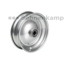Jantă 2.50 A x 8, O?el<br>Asambl. furca, Rulment cu bile, 25x75/75<br>250 kg - 6 km/h, Argint RAL9006