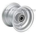Jantă 4.50 A x 6<br>Asambl. furca, Rulment cu bile, 25x90/90<br>360/300 kg - 25/40 km/h, Argint RAL9006