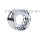 Jantă 11.75 x 22.5, ALV, Aluminiu, Argint<br>10/281/335, M20/M22, O32mm, MZ, ET 0<br>5000 kg - 130 km/h, incl. supapă, Poloneză