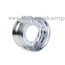 Jantă 11.75 x 22.5, ALV, Aluminiu, Argint<br>10/281/335, M20/M22, O32mm, MZ, ET 0<br>5000 kg - 130 km/h, incl. supapă, Polish+Accu-Shie