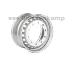 Jantă 11.75 x 22.5 H, ALV, Argint RAL9006<br>10/281/335, M22, O26mm, MZ, ET +120, HMA 134<br>5000 kg - 100 km/h, incl. supapă