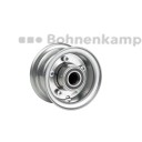 Jantă 2.10 - 4, O?el<br>Asamblare cap final, Rulment cu bile, 25x90/75<br>400 kg - 16 km/h, Argint RAL9006