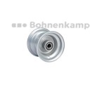 Jantă 4.50 A x 6 H2<br>Asambl. furca, Rulment cu bile, 25x90/90<br>405 kg - 16 km/h, Argint RAL9006