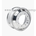 Jantă 7.50 x 19.5, ILV, Aluminiu, Argint<br>8/221/275, M20/M22, O32mm, MZ, ET +137, HMA 159<br>3039/2826 kg - 130 km/h, incl. supapă, Polish+Accu